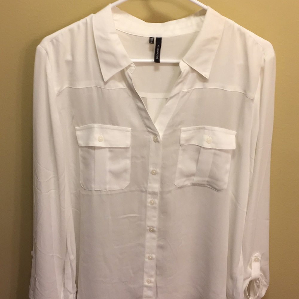 Maurice's chiffon blouse